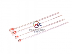 Single ended glass sealed thermistors
